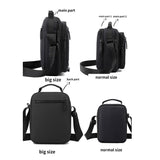 Men's Army Green Shoulder Messenger Bag Large - Large Black