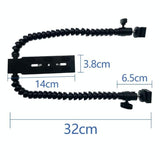Adjustable Dual Arm Flash Bracket Mount For Hot Shoe