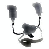 Adjustable Dual Arm Flash Bracket Mount For Hot Shoe