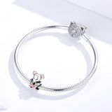 925 Sterling Silver Beaded Mouse Bracelet Accessories