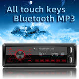 12V Car Radio Receiver Mp3 Player - Bluetooth Fm Usb Sd Card - Hands-Free Calling