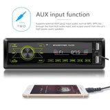 12V Car Radio Receiver Mp3 Player - Bluetooth Fm Usb Sd Card - Hands-Free Calling