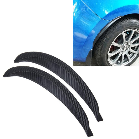 2 Pcs Car Auto Rubber Fender Guard Protection Strip Scratch Protector Sticker - Size 24 X 2Cm