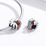925 Sterling Silver Ladybug Beads For Diy Bracelets & Necklaces