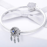 925 Sterling Silver Hollow Bead Bracelet Accessories