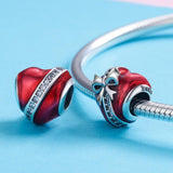 925 Sterling Silver Diy Love Beads For Valentine'S Bracelet