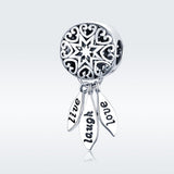 925 Sterling Silver Diy Bracelet Beads Heart Pattern