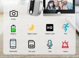 1080P Wifi Smart Doorbell With Motion Detection - 4.3 Inch Visual Display