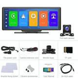 10.26 Inch Wireless Carplay Display For Android Auto