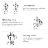 925 Sterling Silver Gecko Ear Studs Earrings For Women