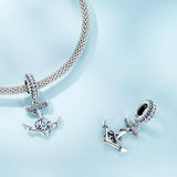 925 Sterling Silver Anchor Pendant Bracelet Beads