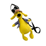 Adorable Cartoon Plush Shoulder Bag Duck White Green - Duck White Green