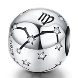 925 Sterling Silver Diy Zodiac Bracelet Beads Virgo Style - Virgo