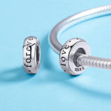 925 Sterling Silver Love Heart Beads Perfect Gift!