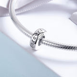 925 Sterling Silver Love Heart Beads Perfect Gift!