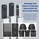 Amagisn Silicone Protective Cover for Insta360 X4 - Lens Cover Gray