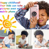 2.4 Hd Reversible Kids Camera + 16g Memory Card & Reader - Pink