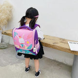 Kindergarten Dinosaur Shoulder Bag - Perfect for Little Ones - Rabbit Purple Red