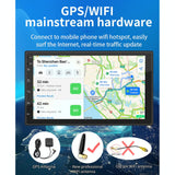 7 Inch Ips Car Android Player Gps Navigation Bluetooth Fm Wifi Steering Wheel Control