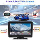7 Touch Display Car Navigator with Dual-lens Smart Driving Recorder - Portable and Wireless