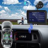 7 Touch Display Car Navigator with Dual-lens Smart Driving Recorder - Portable and Wireless