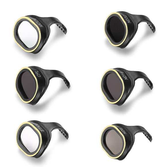 6-in-1 Hd Drone Lens Filter for Dji Spark - Star Effect Nd8 Nd16 Nd32 Mcuv Cpl