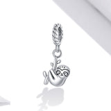 925 Sterling Silver Sloth Pendant For Diy Bracelets & Necklaces