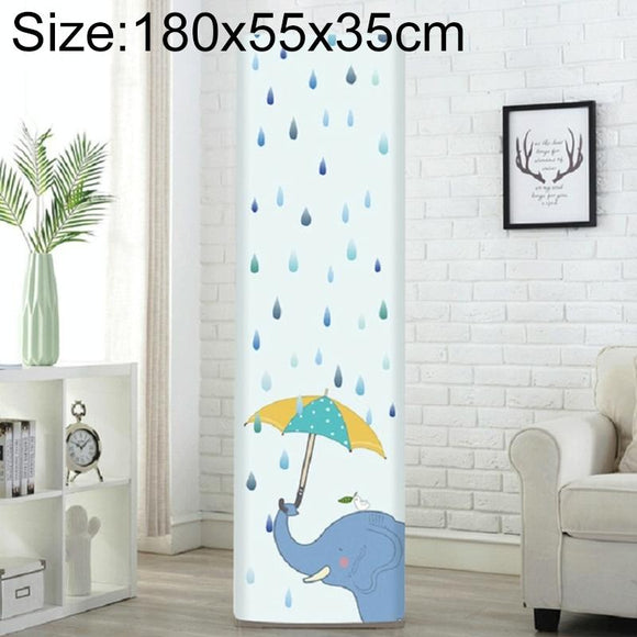 180x55x35cm Raindrop Fabric Dust Cover for Vertical Cabinet Air Conditioners