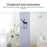 180x55x35cm Raindrop Fabric Dust Cover for Vertical Cabinet Air Conditioners