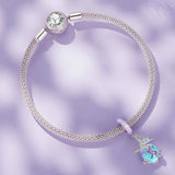 925 Sterling Silver Pastoral Butterfly Necklace Pendant