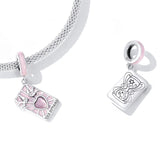 925 Sterling Silver Tarot Lover Pendant For Diy Bracelet Or Necklace