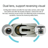 7 Lcd Touch Screen Rear View Mirror Car Recorder with Separate Camera