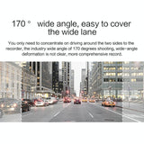 7 Lcd Touch Screen Rear View Mirror Car Recorder with Separate Camera