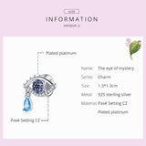 925 Sterling Silver Eye Beads For Diy Bracelets & Necklaces