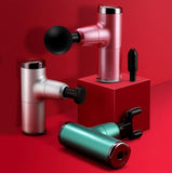 Electric Shock Muscle Massage Gun - Pink Minia