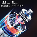 Electric Shock Muscle Massage Gun - Pink Minia