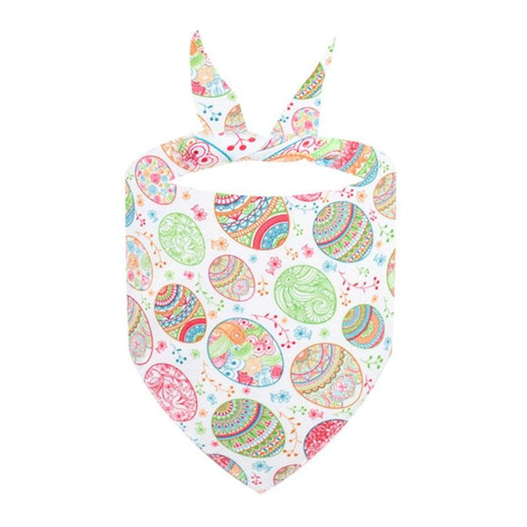 Cute Pet Triangle Towel Bib Cartoon Cats And Dogs Drool Towel Scarf - 07