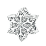 925 Sterling Silver Winter Snowflake Diy Bracelet Bead