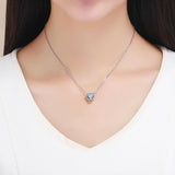 925 Sterling Silver Cat Beaded Bracelet With Diamond Star Beads