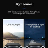 Car Obd2 Hud Display L3 Digital Head Up Screen