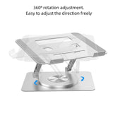 Adjustable Laptop Stand - Portable Aluminum 360 Degree Rotation