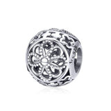 925 Sterling Silver Flower Beads For Diy Bracelets & Necklaces