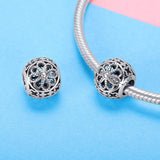 925 Sterling Silver Flower Beads For Diy Bracelets & Necklaces