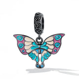 925 Sterling Silver Artistic Butterfly Pendant For Diy Bracelets & Necklaces