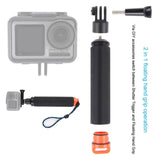 Adjustable Diving Buoyancy Stick for Dji Action with Hand Grip and Anti-lost Strap