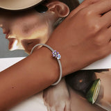 925 Sterling Silver Butterfly Flower Beads For Diy Bracelets & Necklaces