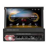 7 Inch Carplay Mp5 Player W / Retractable Screen Fm Bluetooth Tf Card - 9601C
