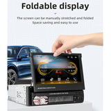 7 Inch Carplay Mp5 Player W / Retractable Screen Fm Bluetooth Tf Card - 9601C