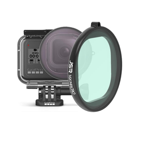 16x Round Filter Housing for Gopro Hero8