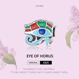 925 Sterling Silver Eye Of Horus Bracelet / Necklace Beads